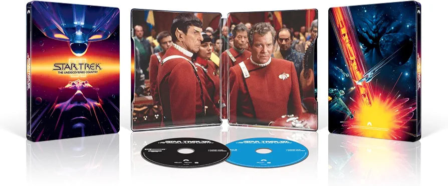 Star Trek VI: The Undiscovered Country – 35th Anniversary Steelbook 4K UHD + Blu-ray