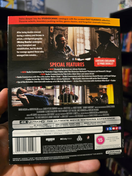 JOHNNY HANDSOME (STUDIO CANAL) (4K UHD) (UK IMPORT)