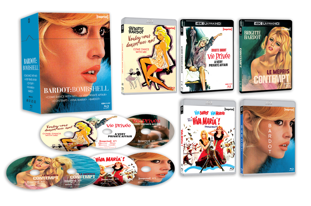 Bardot: Bombshell (1959–2025) – Imprint Limited Edition 4K UHD + Blu-ray Hardbox