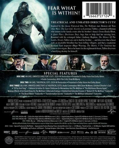 The Wolfman (2010) – Scream Factory Limited Edition Steelbook 4K UHD