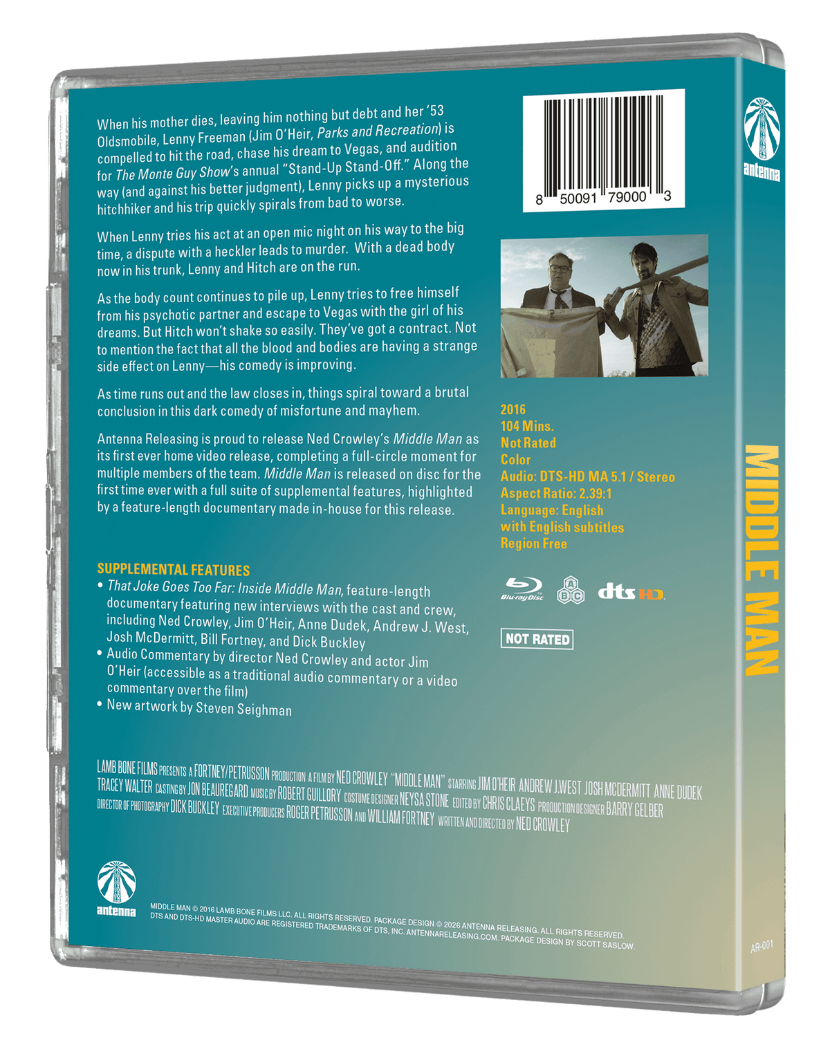 Middle Man – Antenna Releasing Limited Edition Slipcover Blu-ray