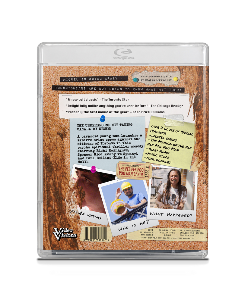 The Pee Pee Poo Poo Man – Video Visions Limited Edition Blu-ray
