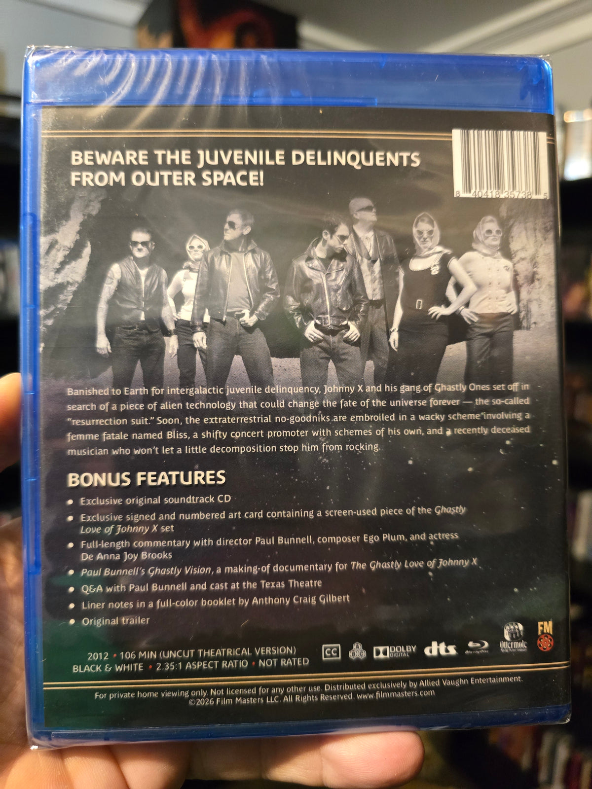 THE GHASTLY LOVE OF JOHNNY X [LIMITED EDITION] (FILM MASTERS/BLU-RAY)