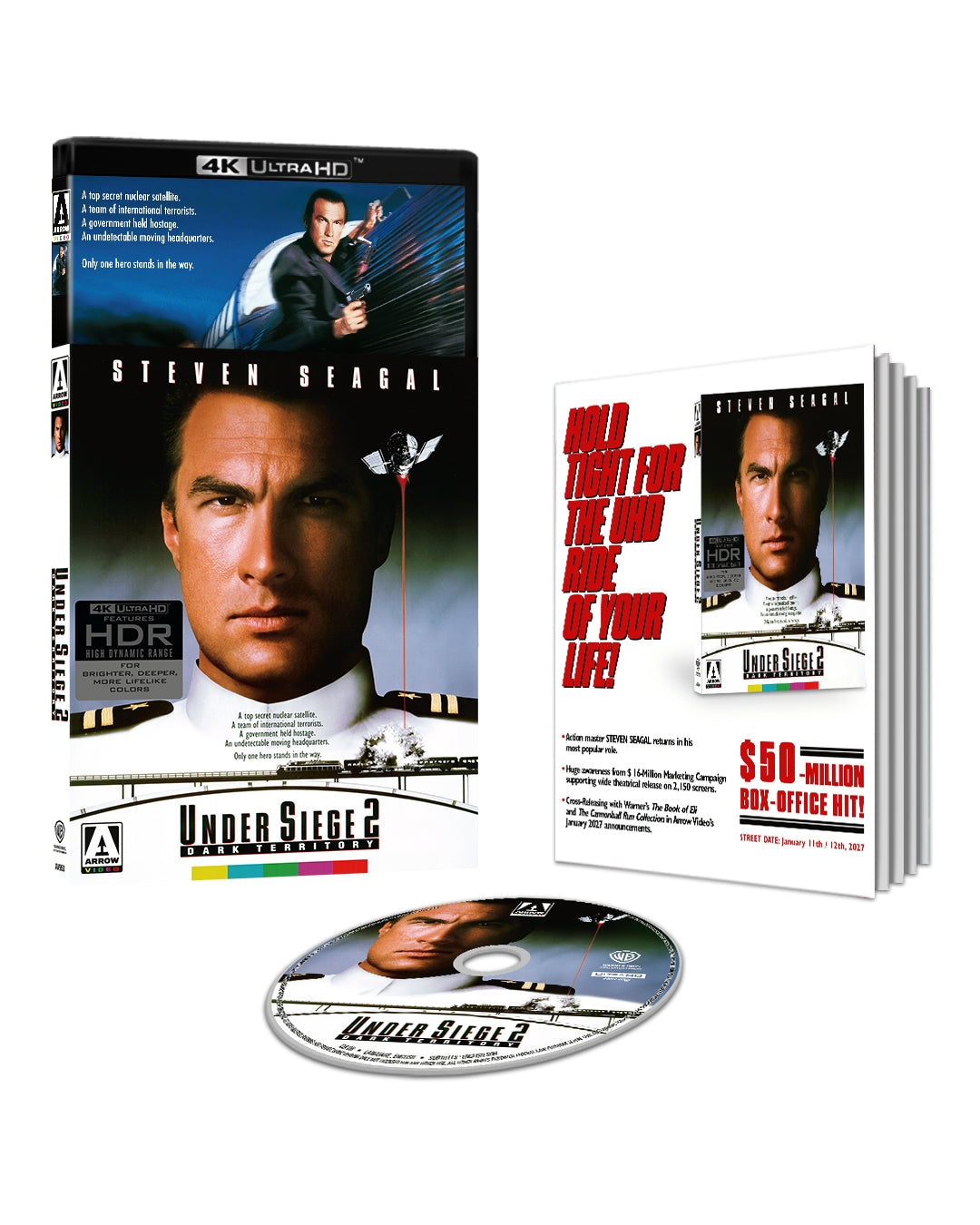 Under Siege 2: Dark Territory – Arrow Video Limited Edition 4K UHD