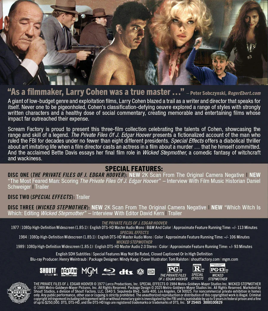 LARRY COHEN: MYSTERY AND MISDIRECTION (SCREAM FACTORY) (BLU-RAY)