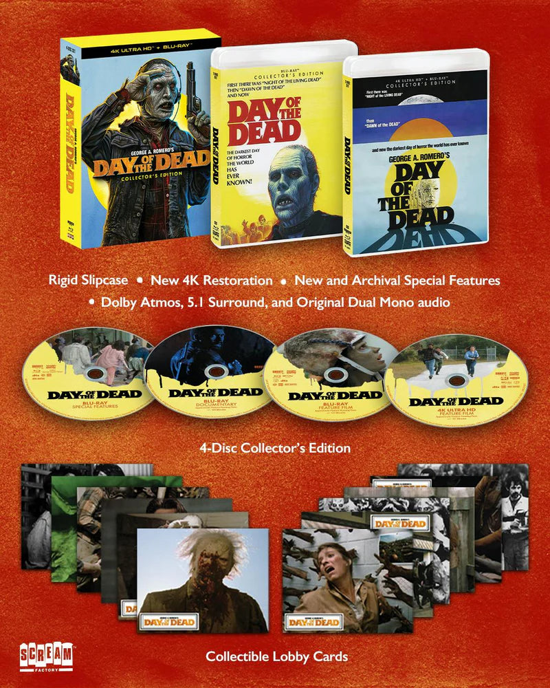 DAY OF THE DEAD [COLLECTOR'S EDITION] (SCREAM FACTORY) (4K UHD/BLU-RAY)