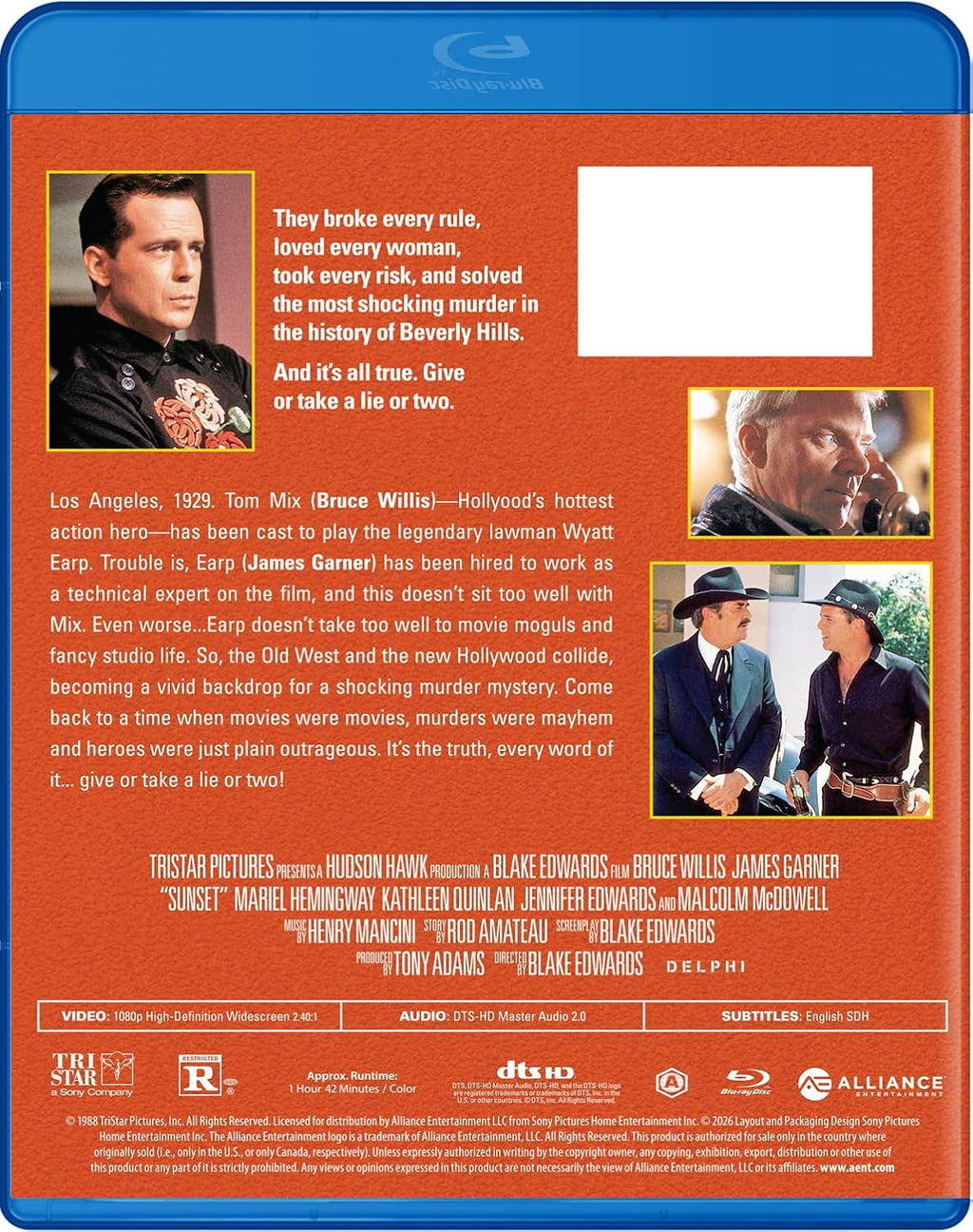 SUNSET [RETRO VHS EDITION] (MILL CREEK) (BLU-RAY)