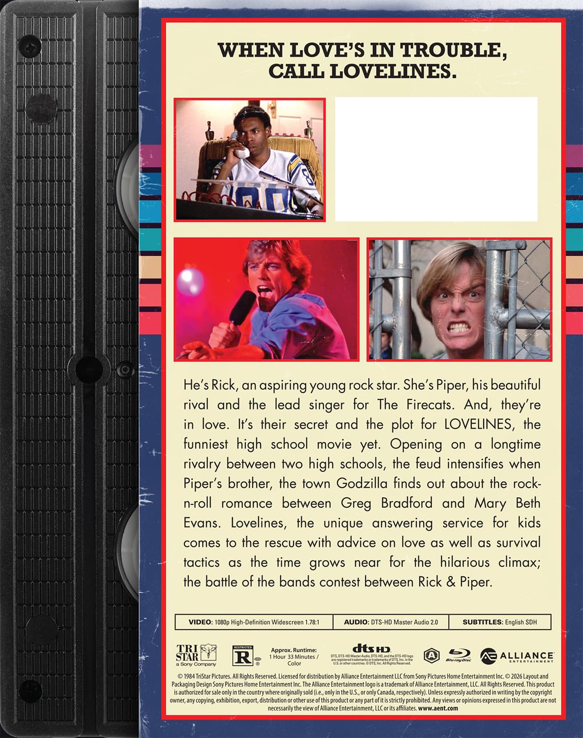 LOVELINES [RETRO VHS EDITION] (MILL CREEK) (BLU-RAY)