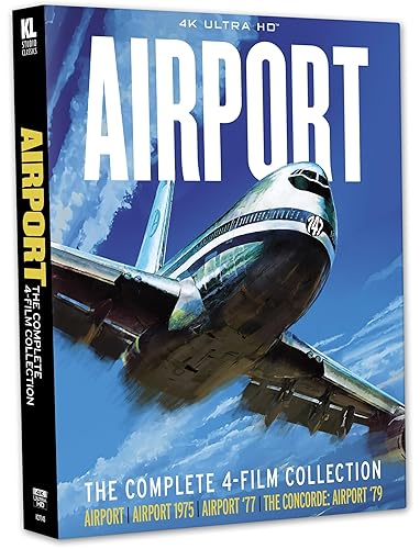Airport: The Complete 4-Film Collection [Airport, Airport 1975, Airport '77, The Concorde: Airport '79] (Kino Lorber) (4K UHD w/Slipcase)