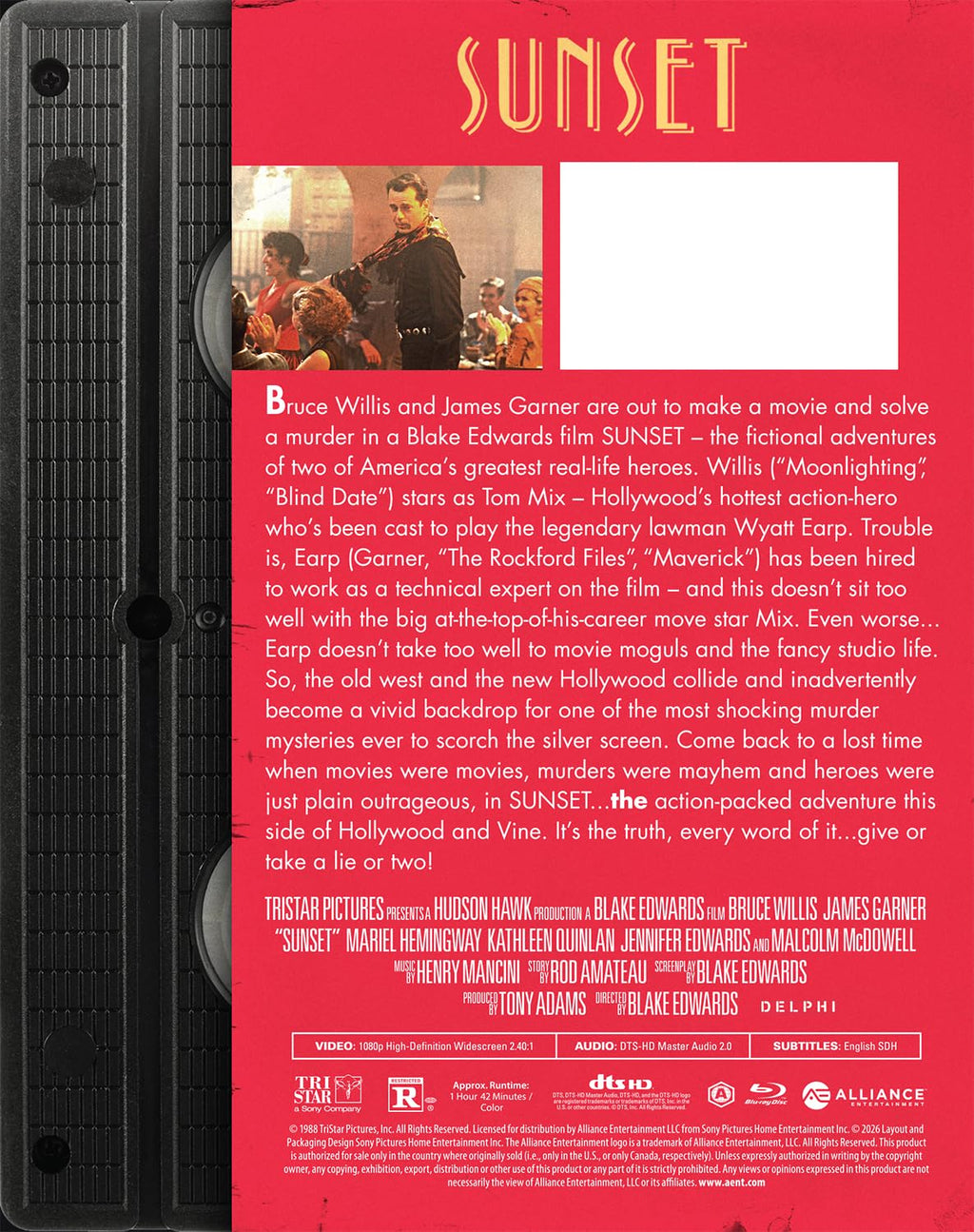 SUNSET [RETRO VHS EDITION] (MILL CREEK) (BLU-RAY)