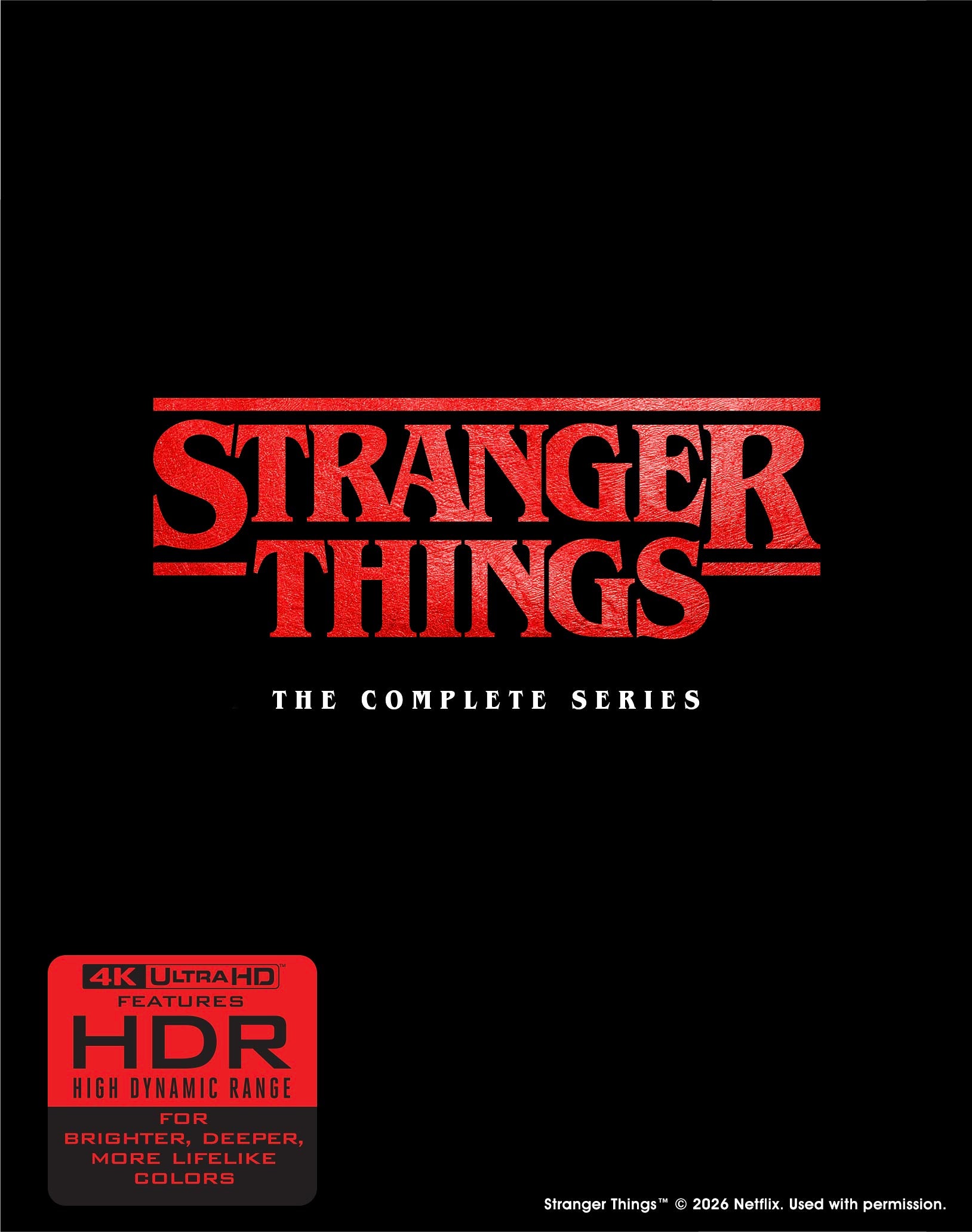 STRANGER THINGS: THE COMPLETE SERIES (ARROW VIDEO) (4K UHD)