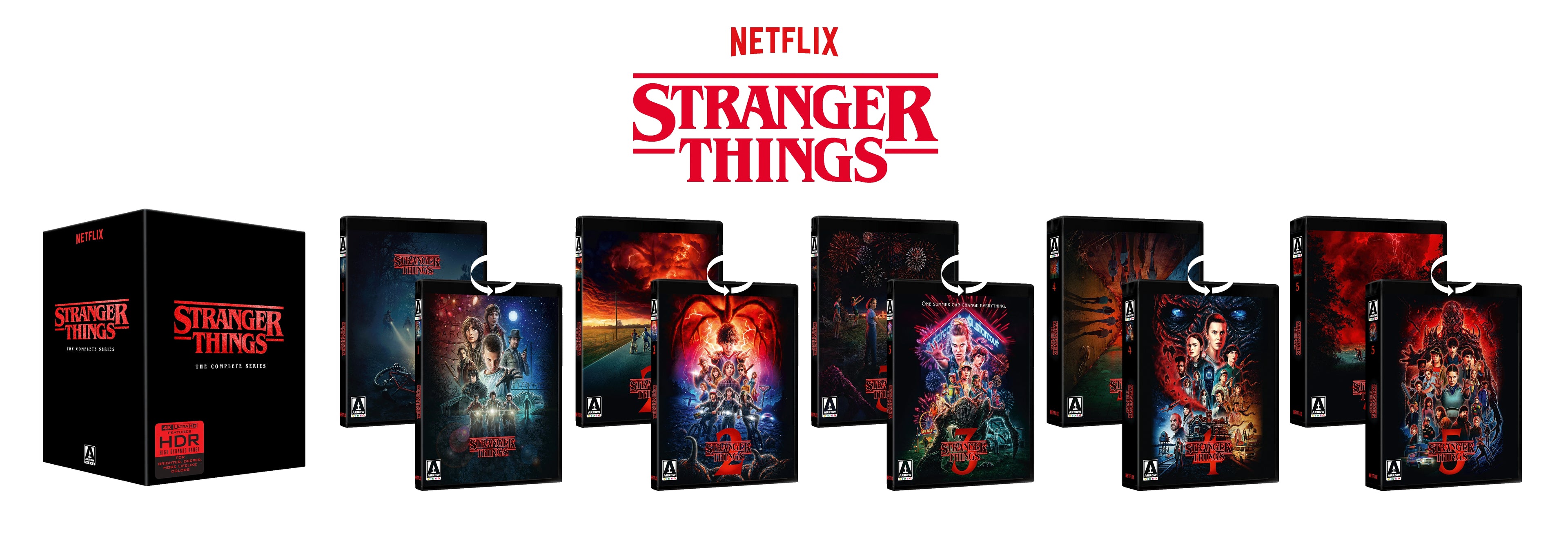 STRANGER THINGS: THE COMPLETE SERIES (ARROW VIDEO) (4K UHD)