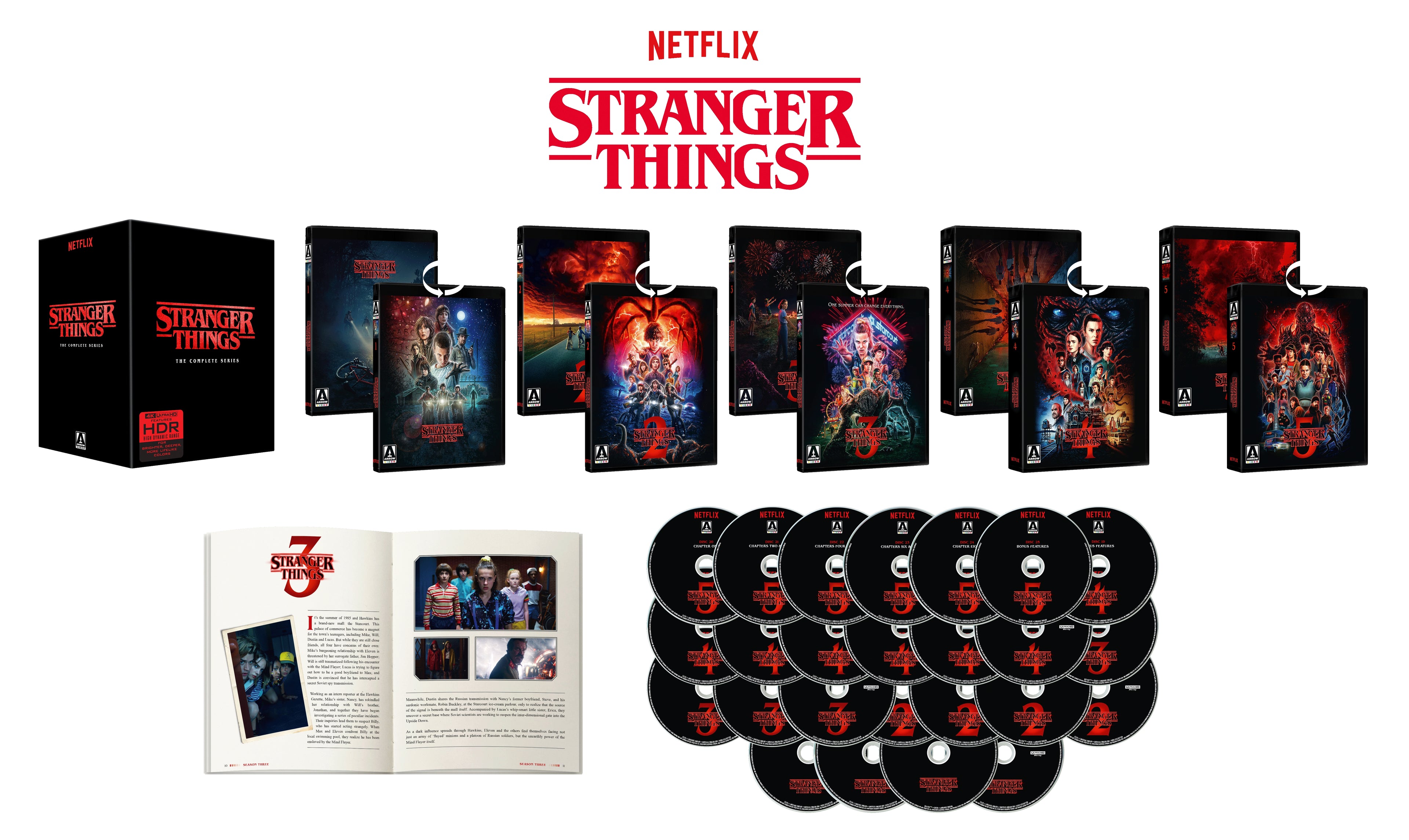 STRANGER THINGS: THE COMPLETE SERIES (ARROW VIDEO) (4K UHD)
