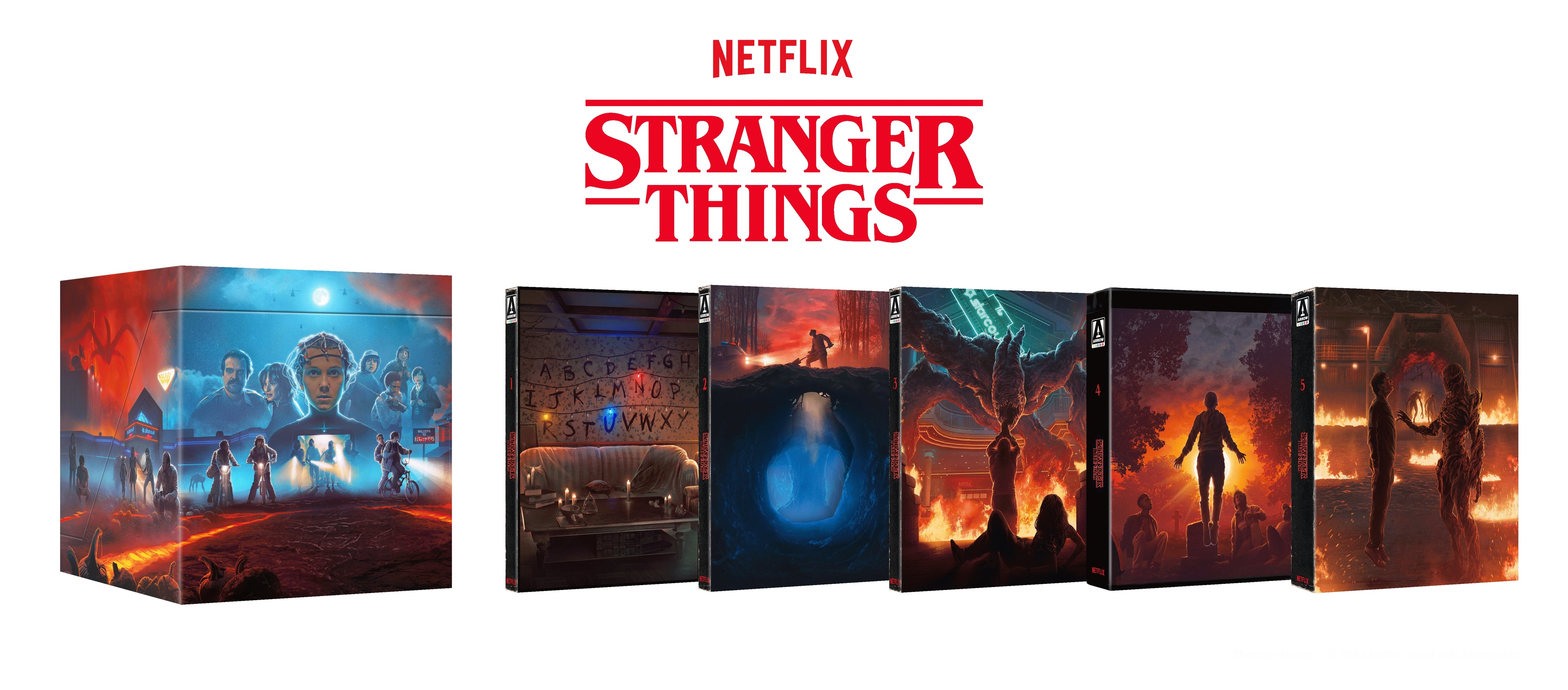 STRANGER THINGS: THE COMPLETE SERIES [DELUXE EDITION] (ARROW VIDEO) (BLU-RAY)