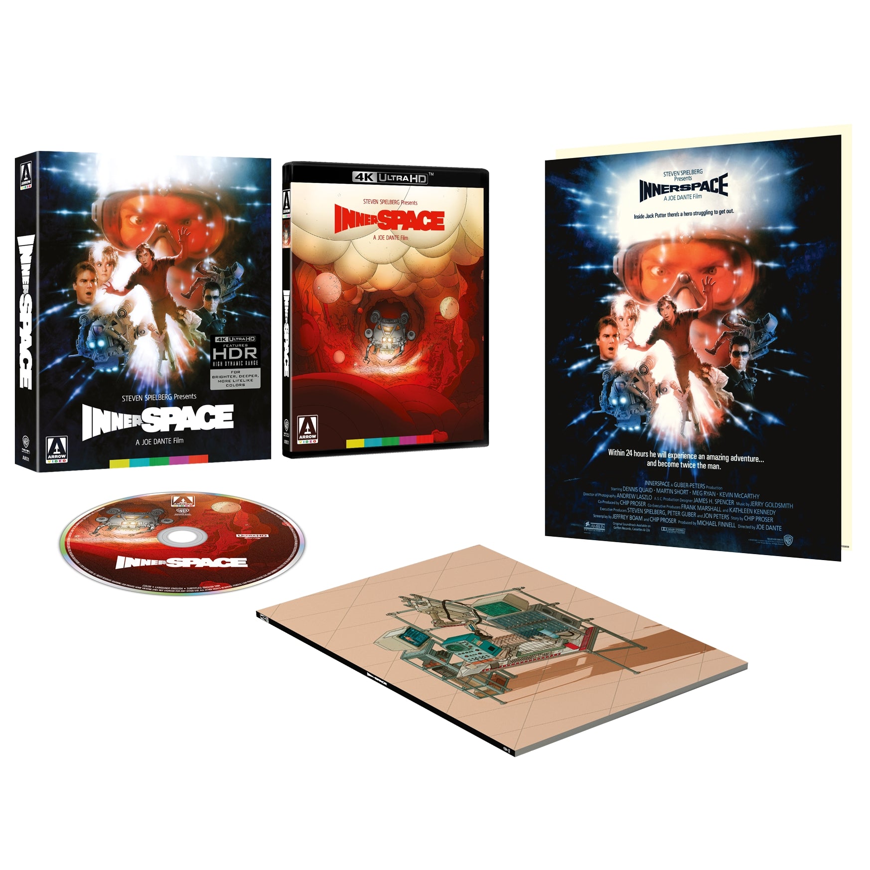 Innerspace [Limited Edition] (Arrow Video) (4K UHD w/Slipcase)