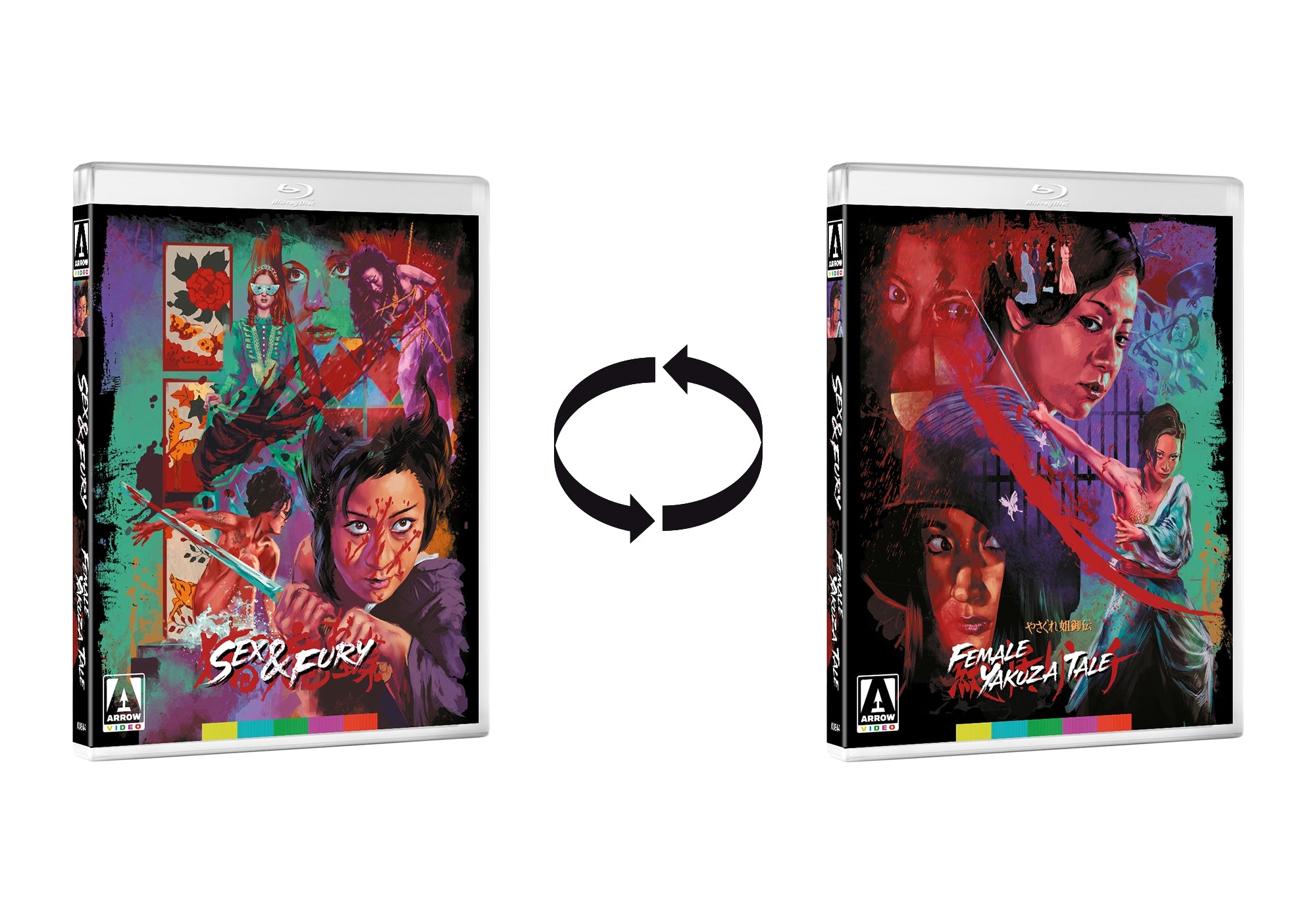 SEX AND FURY/FEMALE YAKUZA TALE [LIMITED EDITION] (ARROW VIDEO) (BLU-RAY w/SLIPCOVER)