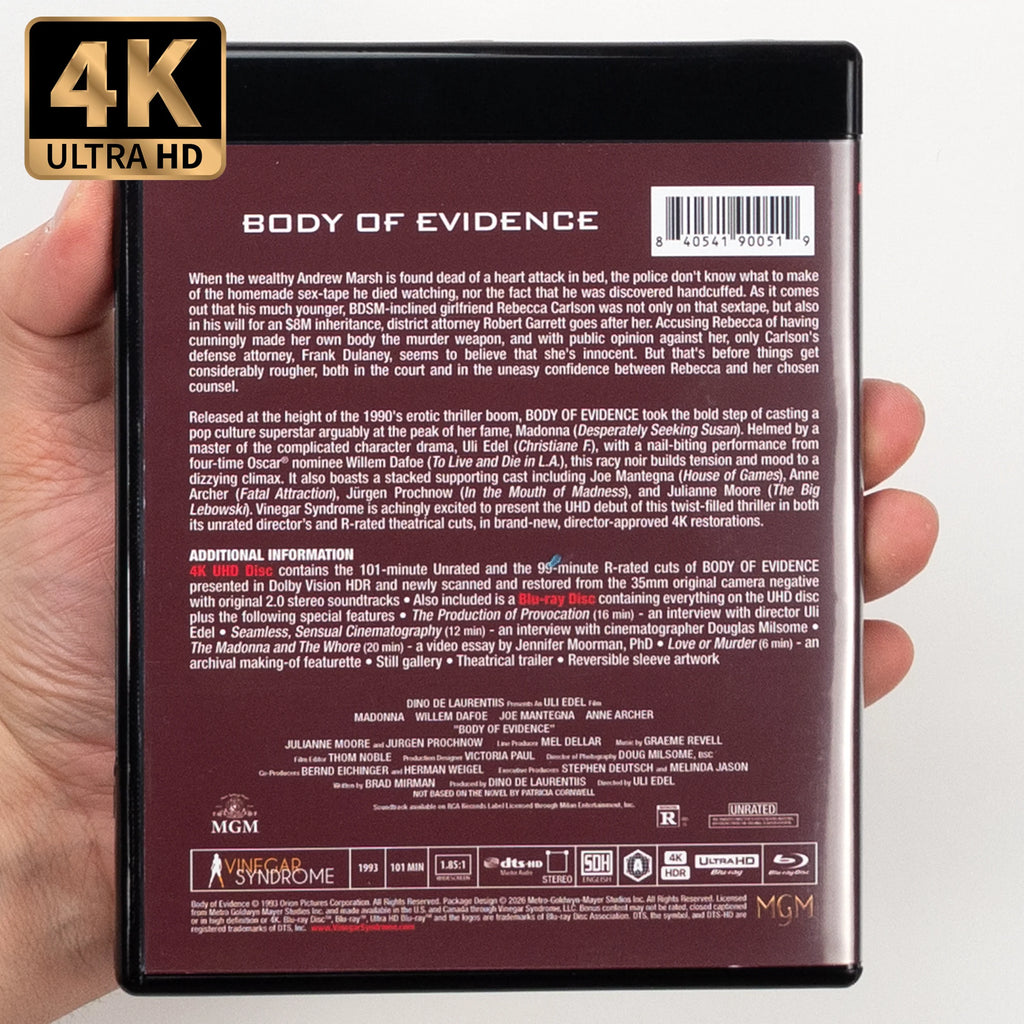 BODY OF EVIDENCE (VINEGAR SYNDROME) (4K UHD)