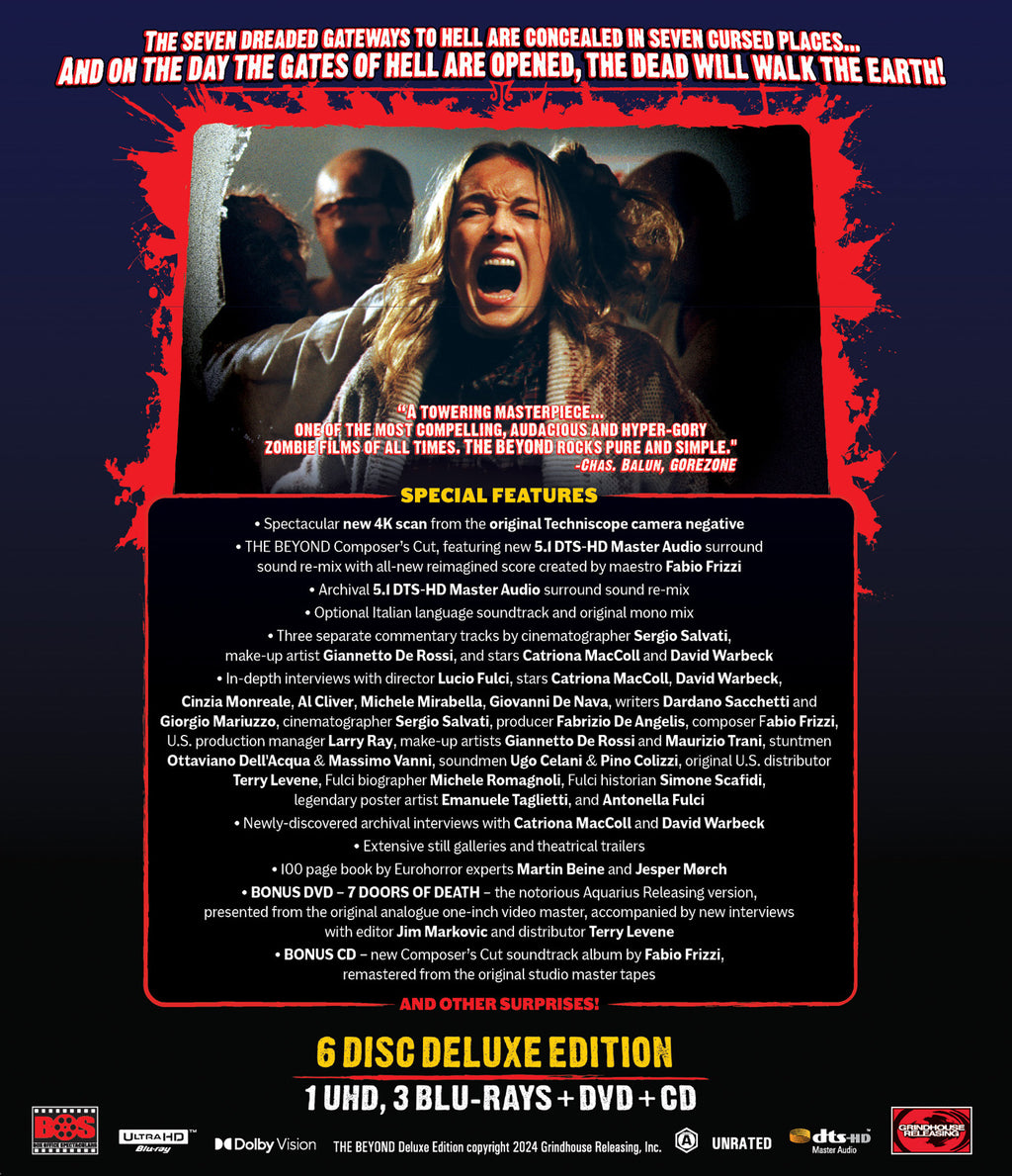 The Beyond [6 Disc Deluxe Edition] (Grindhouse Releasing) (4K UHD)