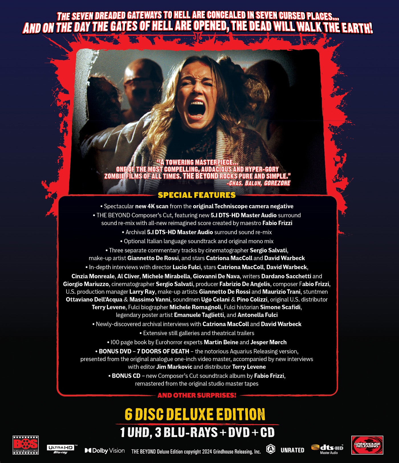 The Beyond [6 Disc Deluxe Edition] (Grindhouse Releasing) (4K UHD)