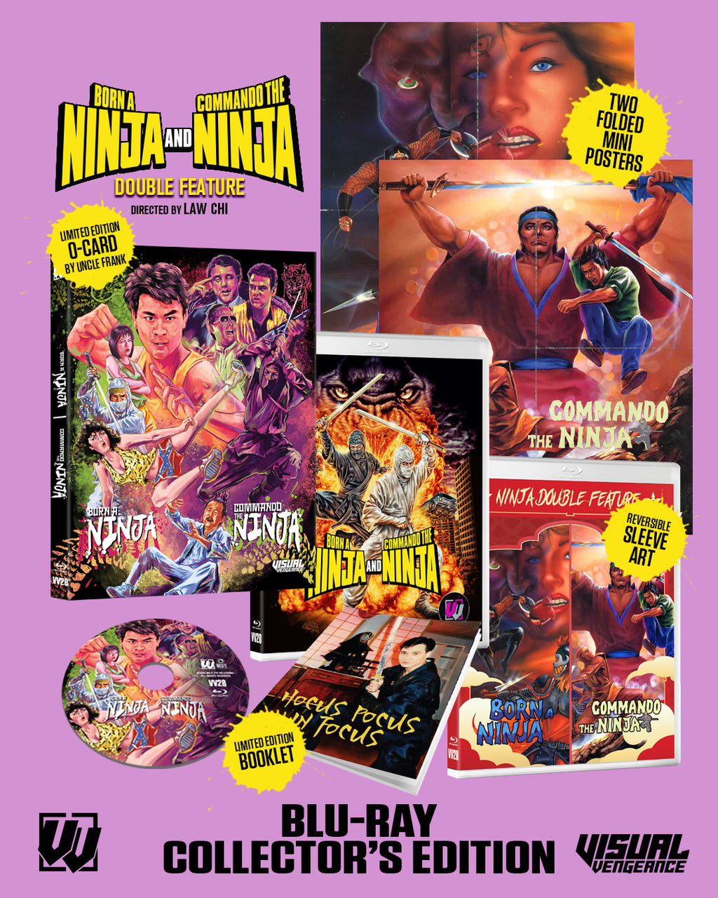 Born A Ninja/Commando the Ninja Double Feature [Collector's Edition] (Visual Vengeance) (Blu-ray w/Slipcover)