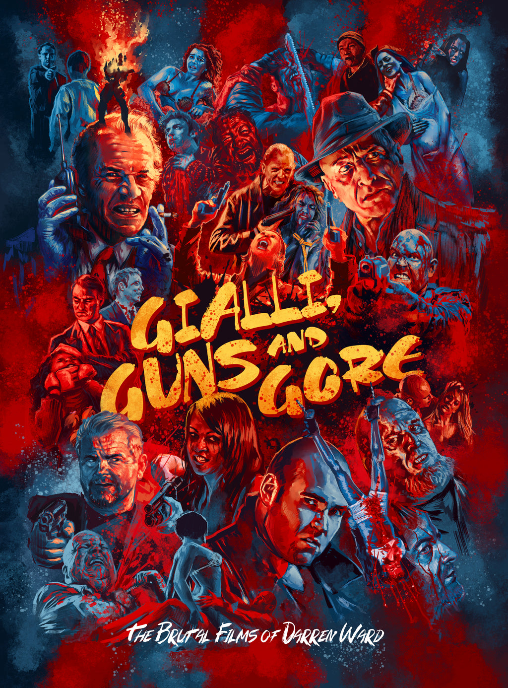 Gialli, Guns & Gore! The Brutal Films of Darren Ward [3 Disc Collector's Set - Sudden Fury, A Day of Violence, Beyond Fury] (Treasured Films) (Blu-ray w/Slipcase)
