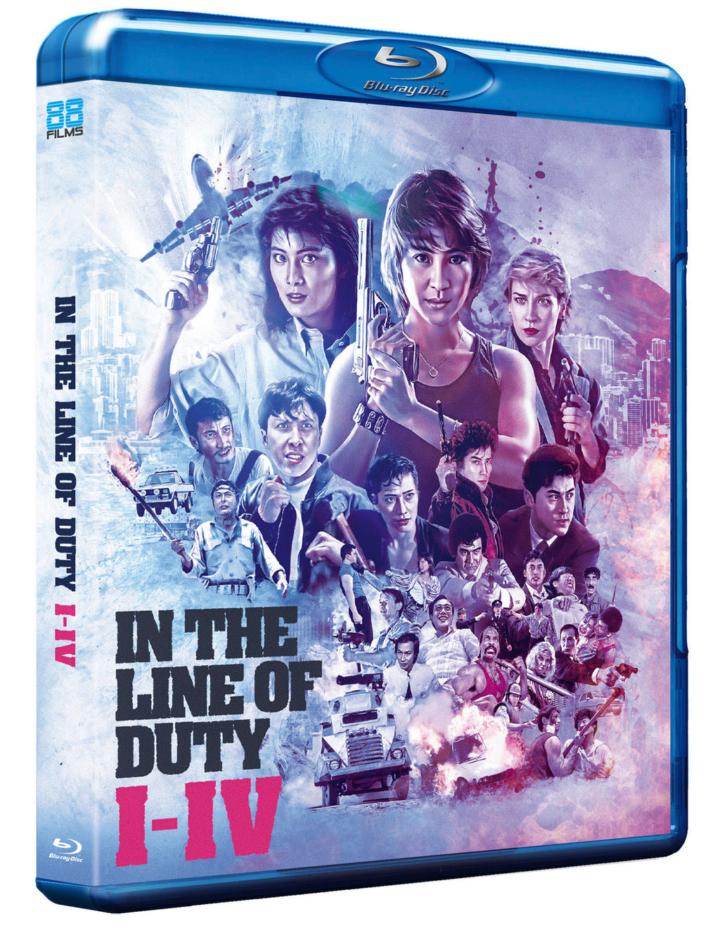 IN THE LINE OF DUTY I-IV (88 FILMS) (BLU-RAY)