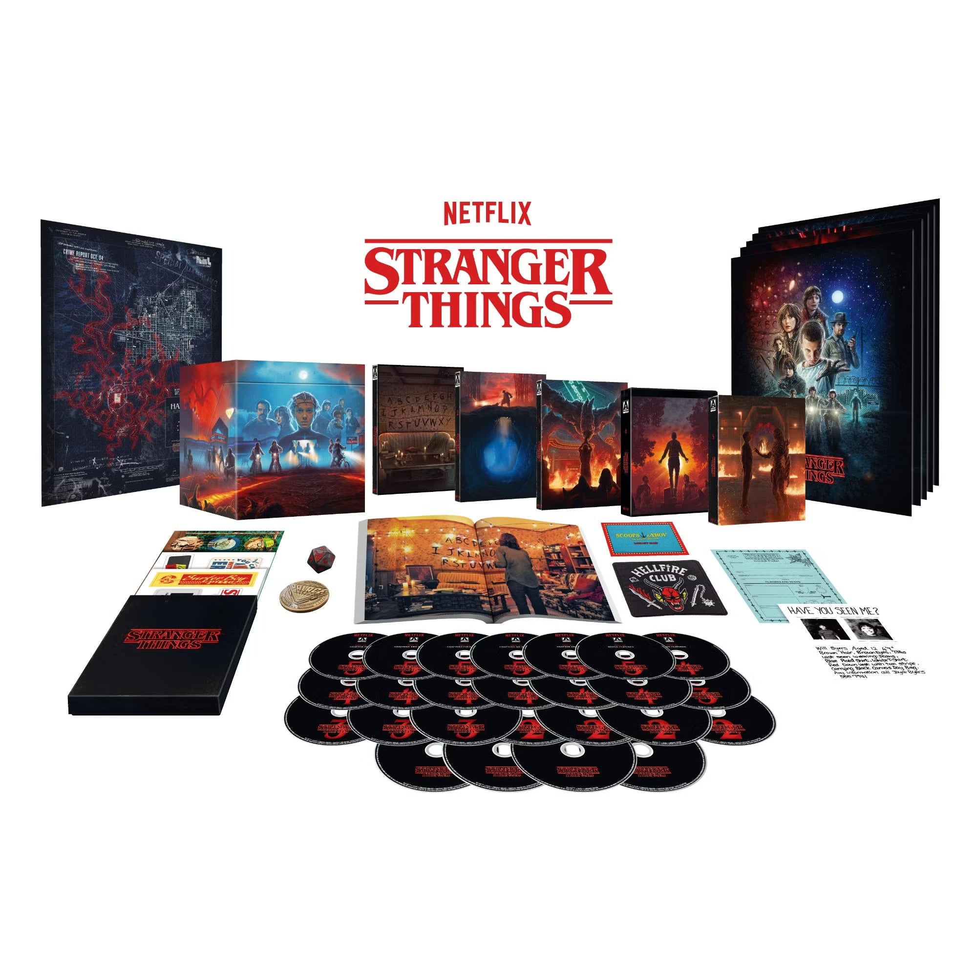 STRANGER THINGS: THE COMPLETE SERIES [DELUXE EDITION] (ARROW VIDEO) (BLU-RAY)