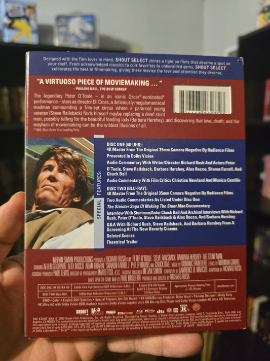 THE STUNT MAN [COLLECTOR'S EDITION] (SHOUT SELECT) (4K UHD+BLU-RAY w/SLIPCOVER)
