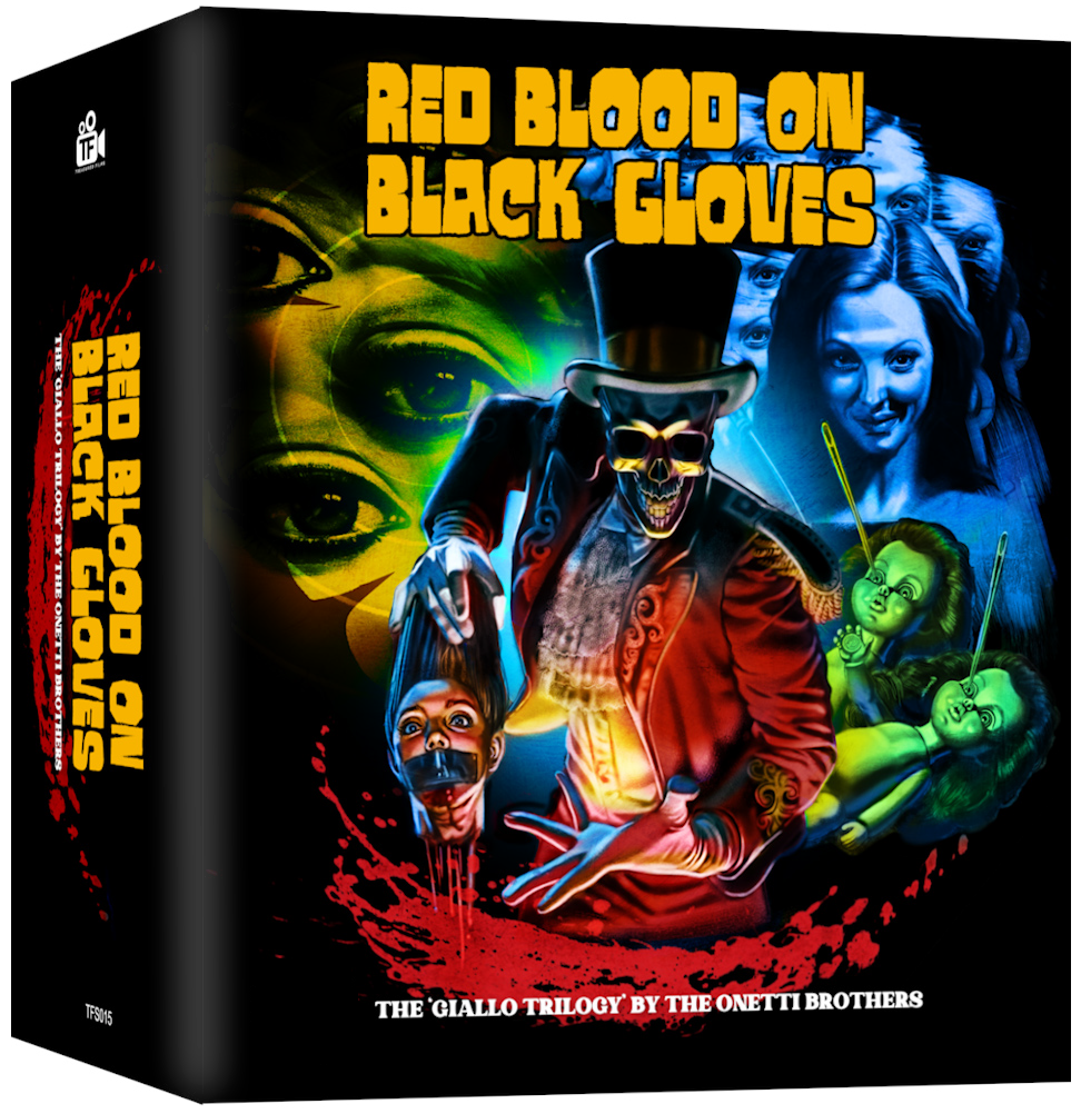 RED BLOOD ON BLACK GLOVES: THE GIALLO TRILOGY BY THE ONETTI BROTHERS [LIMITED EDITION BOX SET] (TREASURED FILMS) (BLU-RAY REGION B)
