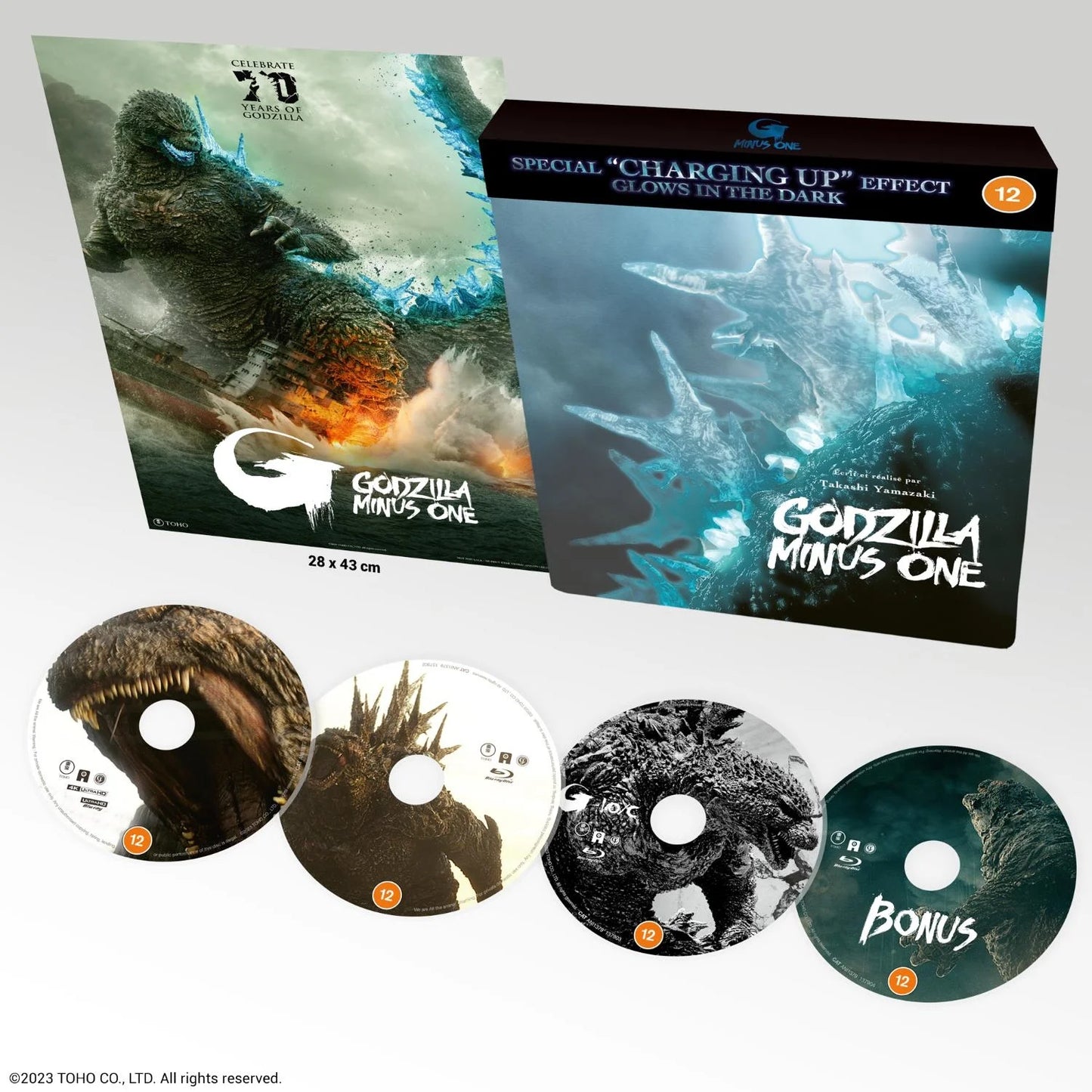 GODZILLA MINUS ONE [LIMITED EDITION STEELBOOK] (ANIME LTD) (4K UHD+BLU-RAY REGION B)