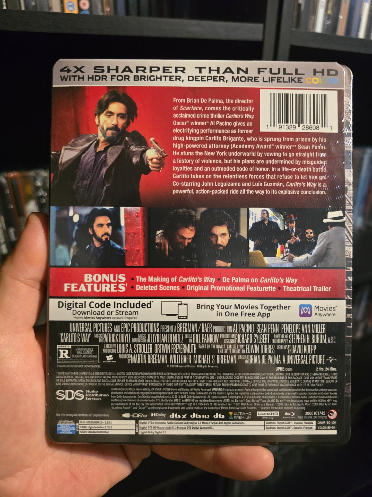 CARLITO'S WAY [LIMITED EDITION] (UNIVERSAL) (4K UHD STEELBOOK)