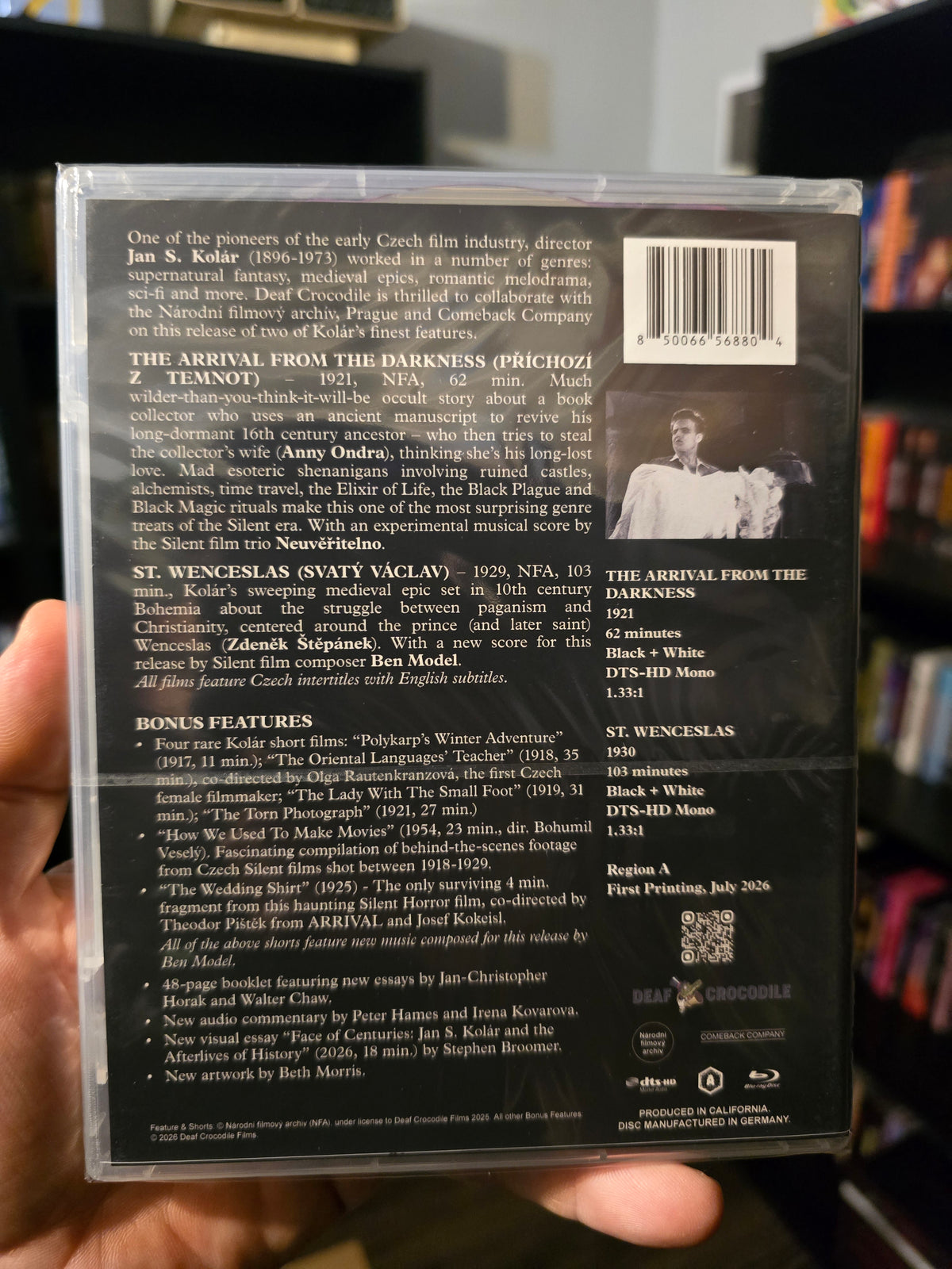 THE ARRIVAL FROM THE DARKNESS+ST. WENCESLAS (DEAF CROCODILE) (BLU-RAY)