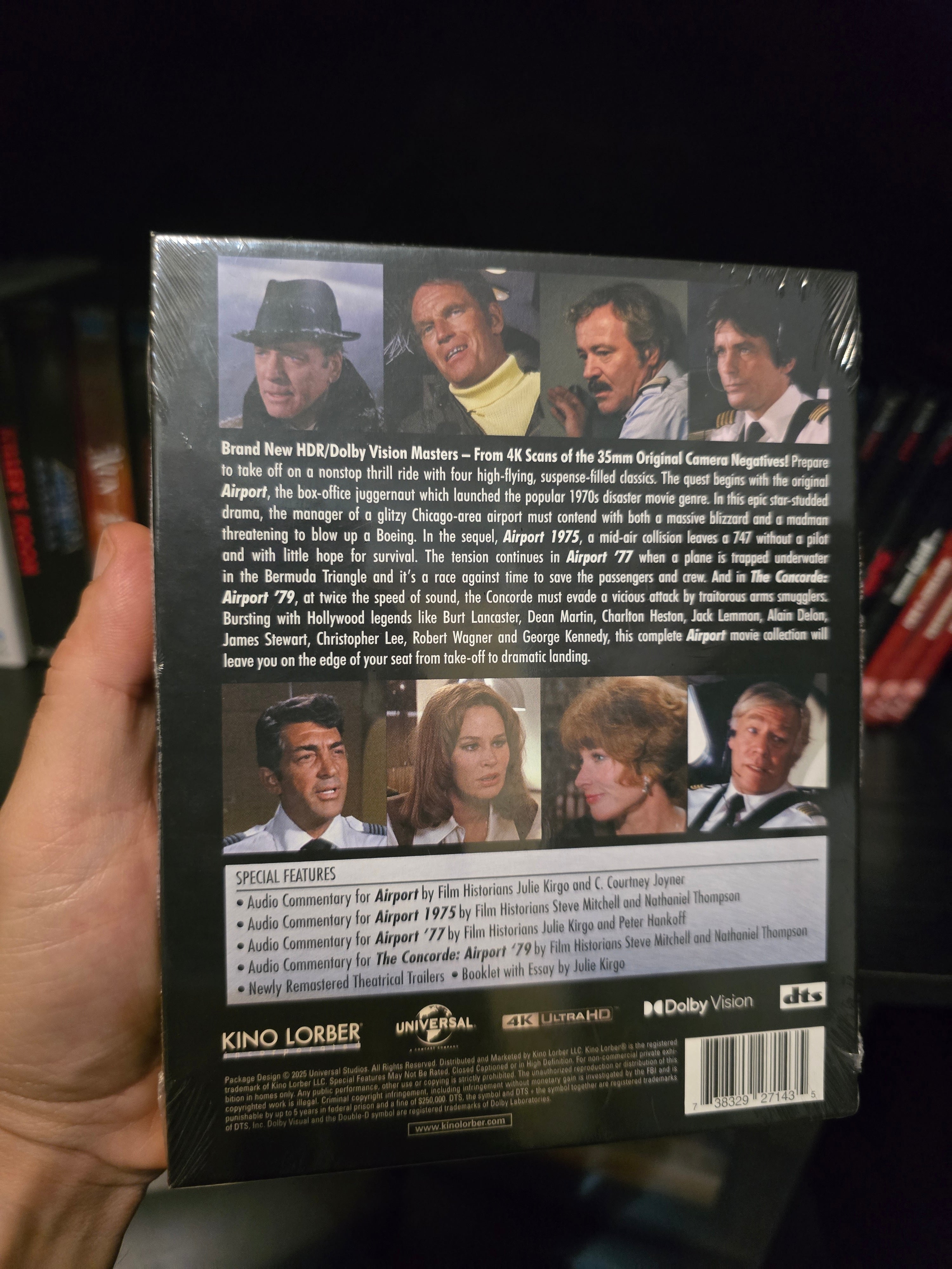 Airport: The Complete 4-Film Collection [Airport, Airport 1975, Airport '77, The Concorde: Airport '79] (Kino Lorber) (4K UHD w/Slipcase)