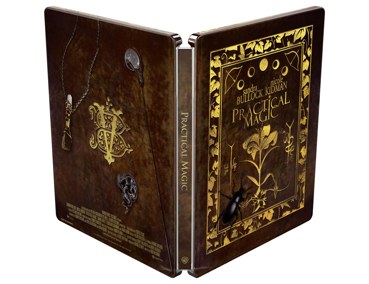 PRACTICAL MAGIC [LIMITED EDITION STEELBOOK] (WARNER BROTHERS) (4K UHD+BLU-RAY) (UK REGION FREE/REGION B)