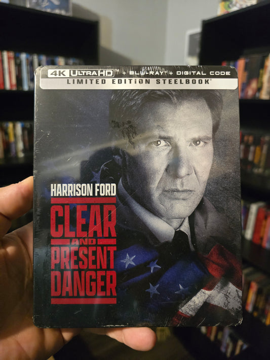 CLEAR AND PRESENT DANGER [STEELBOOK] (PARAMOUNT) (4K UHD+BLU-RAY)