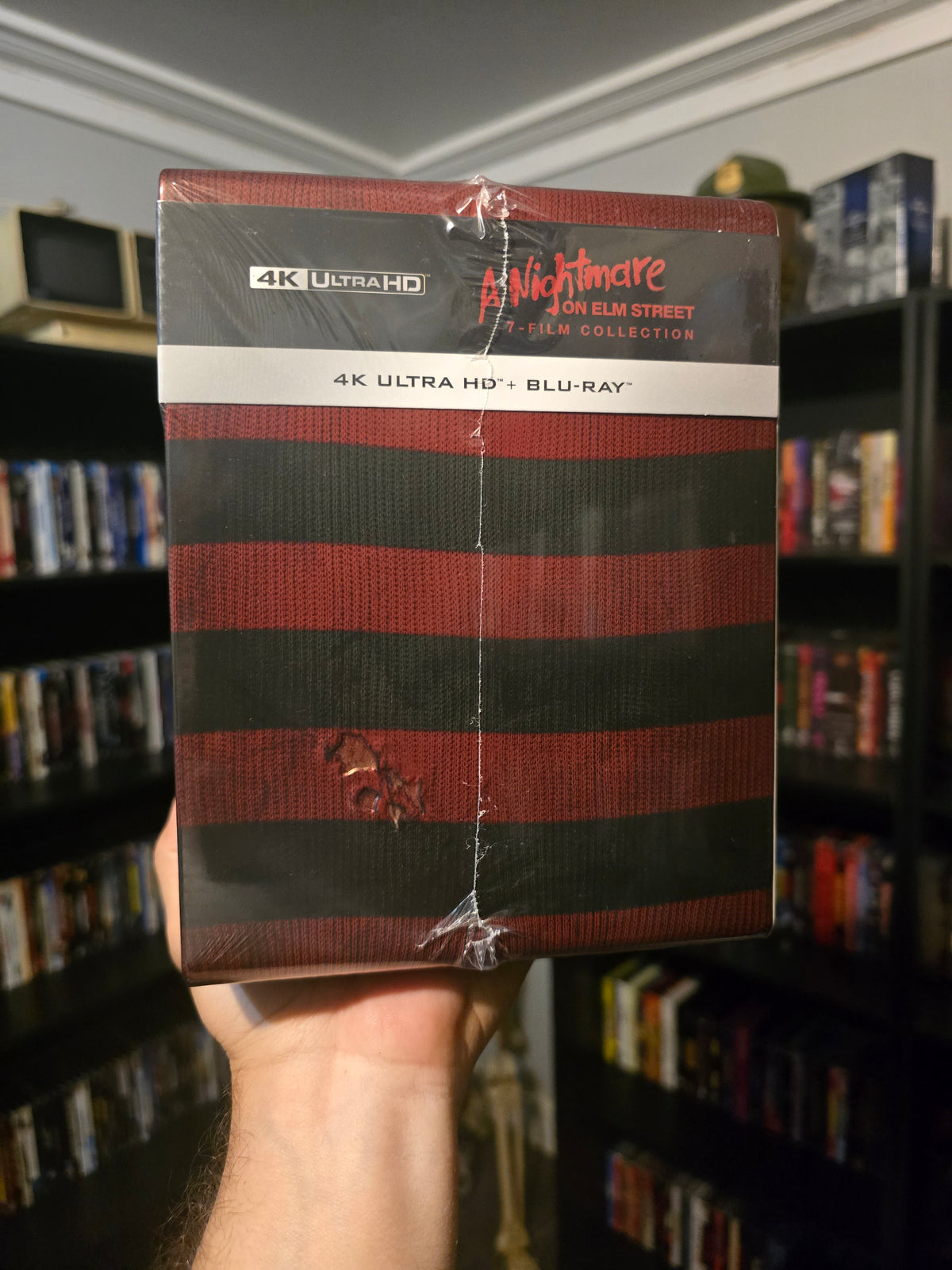 A Nightmare on Elm Street 1–7 Film Collection – Limited Edition Steelbook Library Case 4K UHD + Blu-ray
