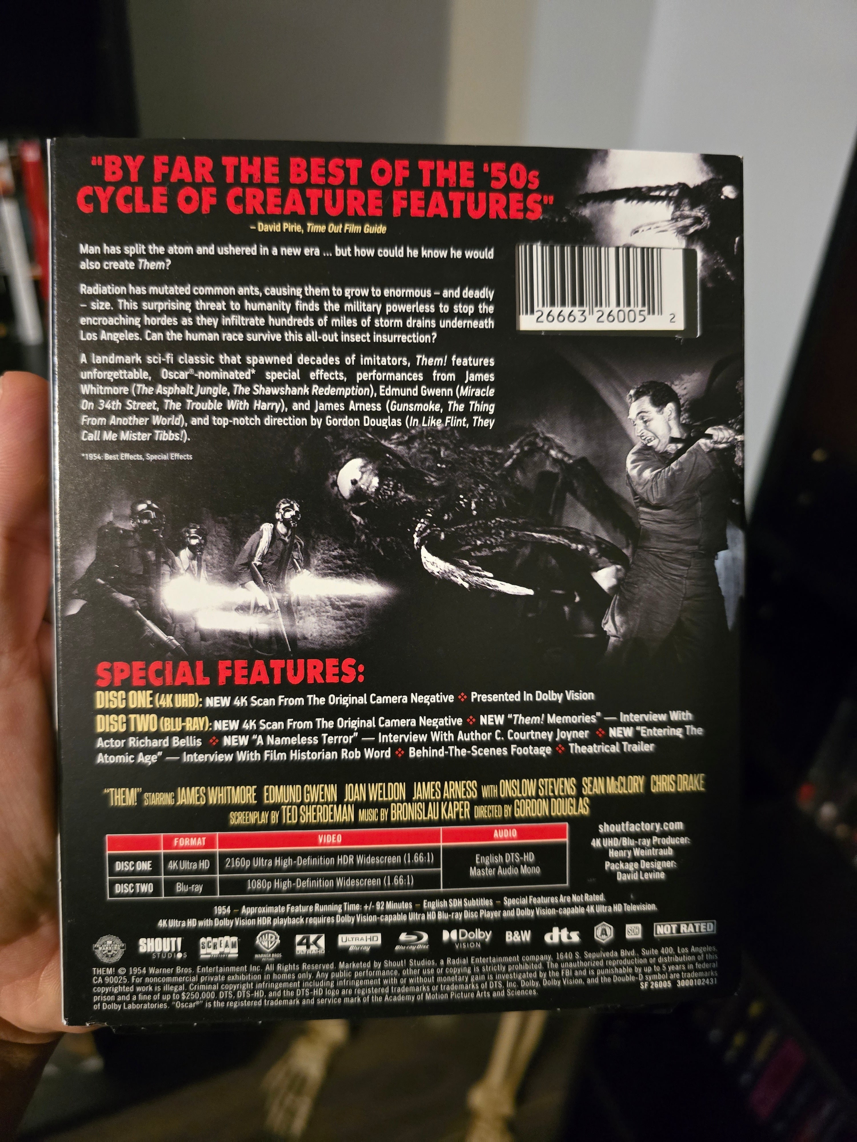THEM! [COLLECTOR'S EDITION] (SCREAM FACTORY) (4K UHD/BLU-RAY) (SLIPCOVER)