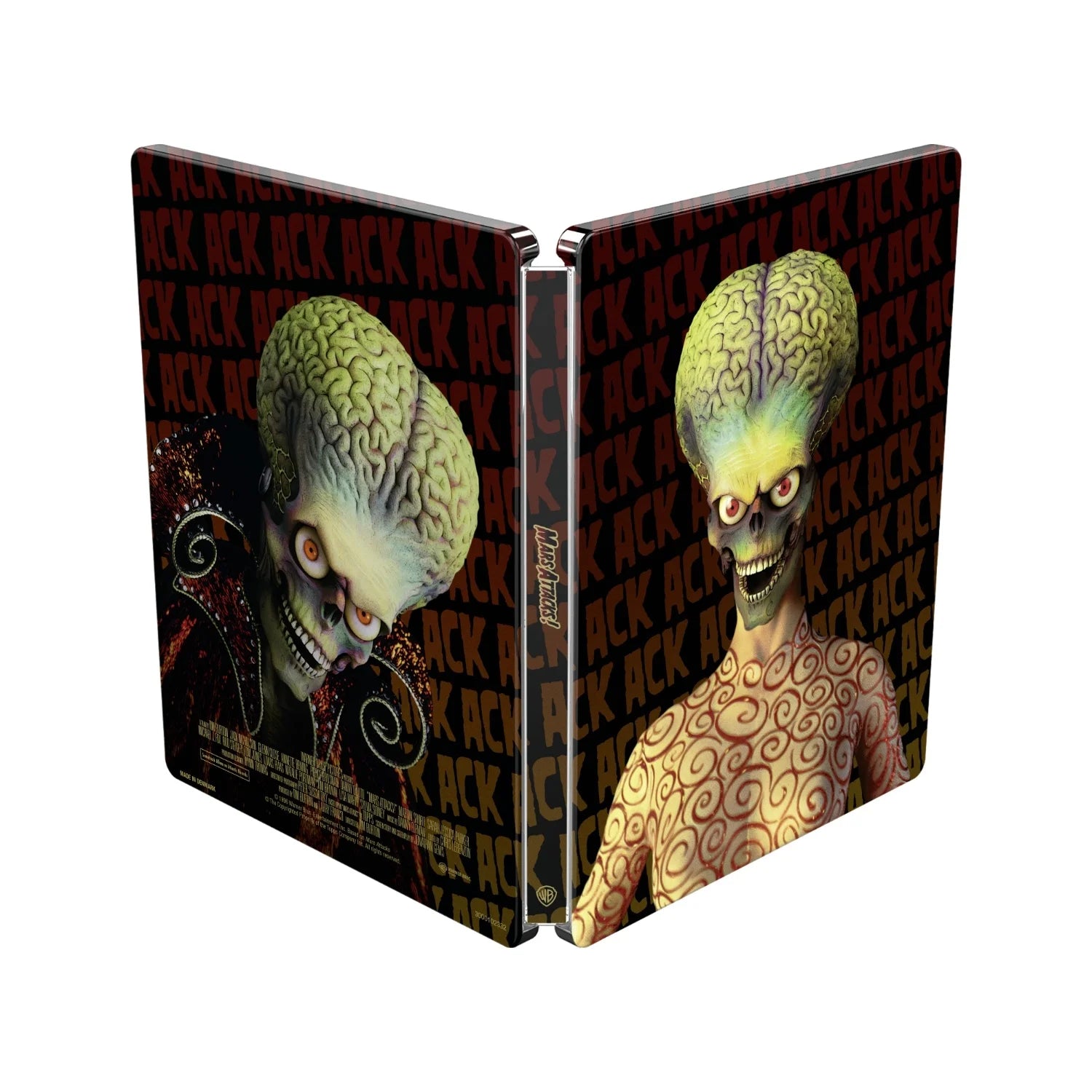 MARS ATTACKS! [LIMITED COLLECTOR'S EDITION STEELBOOK] (WARNER BROTHERS) (4K UHD+BLU-RAY) (UK REGION FREE/REGION B)