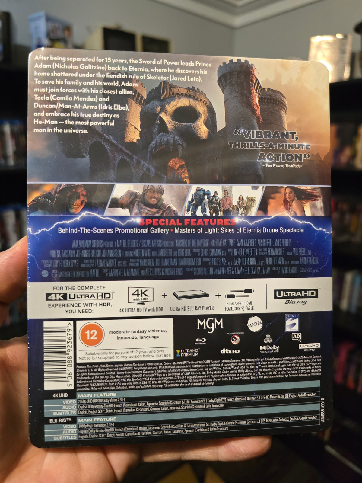 MASTERS OF THE UNIVERSE (2026) [UK LIMITED EDITION STEELBOOK] (MGM/4K UHD+BLU-RAY/REGION FREE)