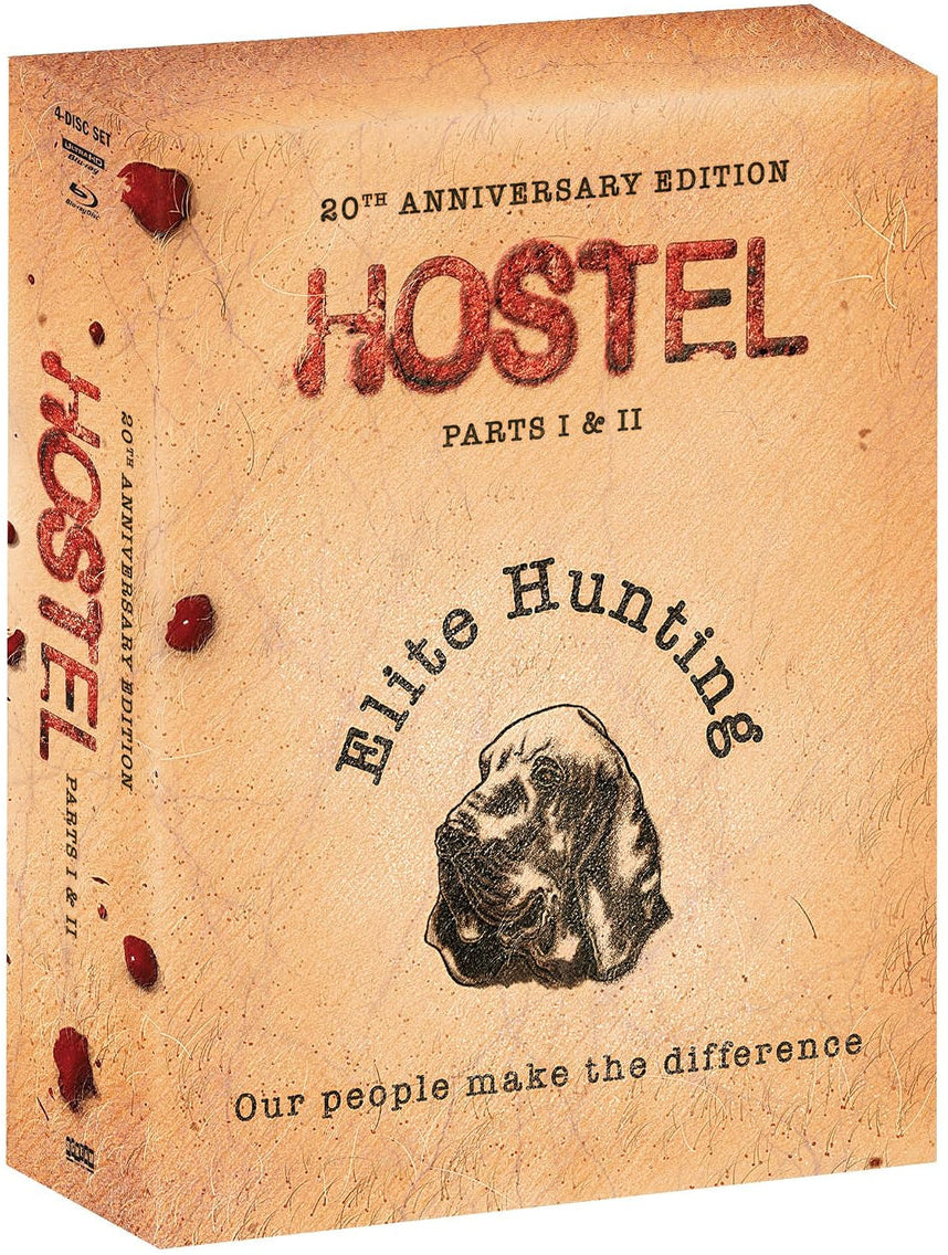HOSTEL PARTS I & II [20TH ANNIVERSARY LIMITED EDITION STEELBOOK SET] (SCREAM FACTORY) (4K UHD)