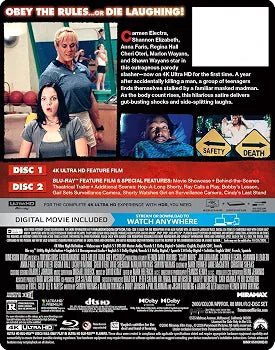 SCARY MOVIE (2000) [LIMITED EDITION STEELBOOK] (PARAMOUNT) (4K UHD+BLU-RAY)
