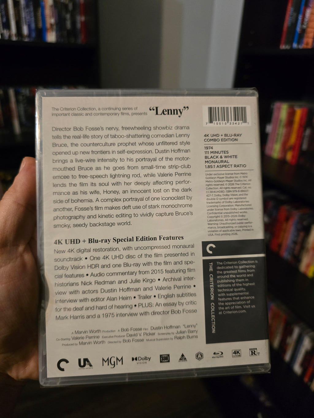 LENNY (CRITERION) (4K UHD+BLU-RAY)