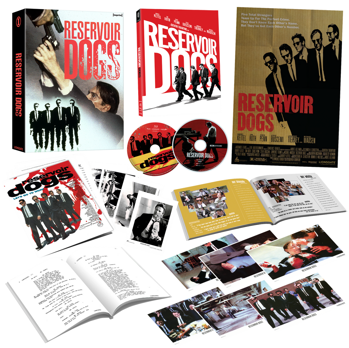 Reservoir Dogs – Imprint Limited Edition Large Lenticular Hardbox 4K UHD + Blu-ray