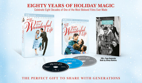 It’s a Wonderful Life – 80th Anniversary Edition Gift Set 4K UHD + Blu-ray + DVD
