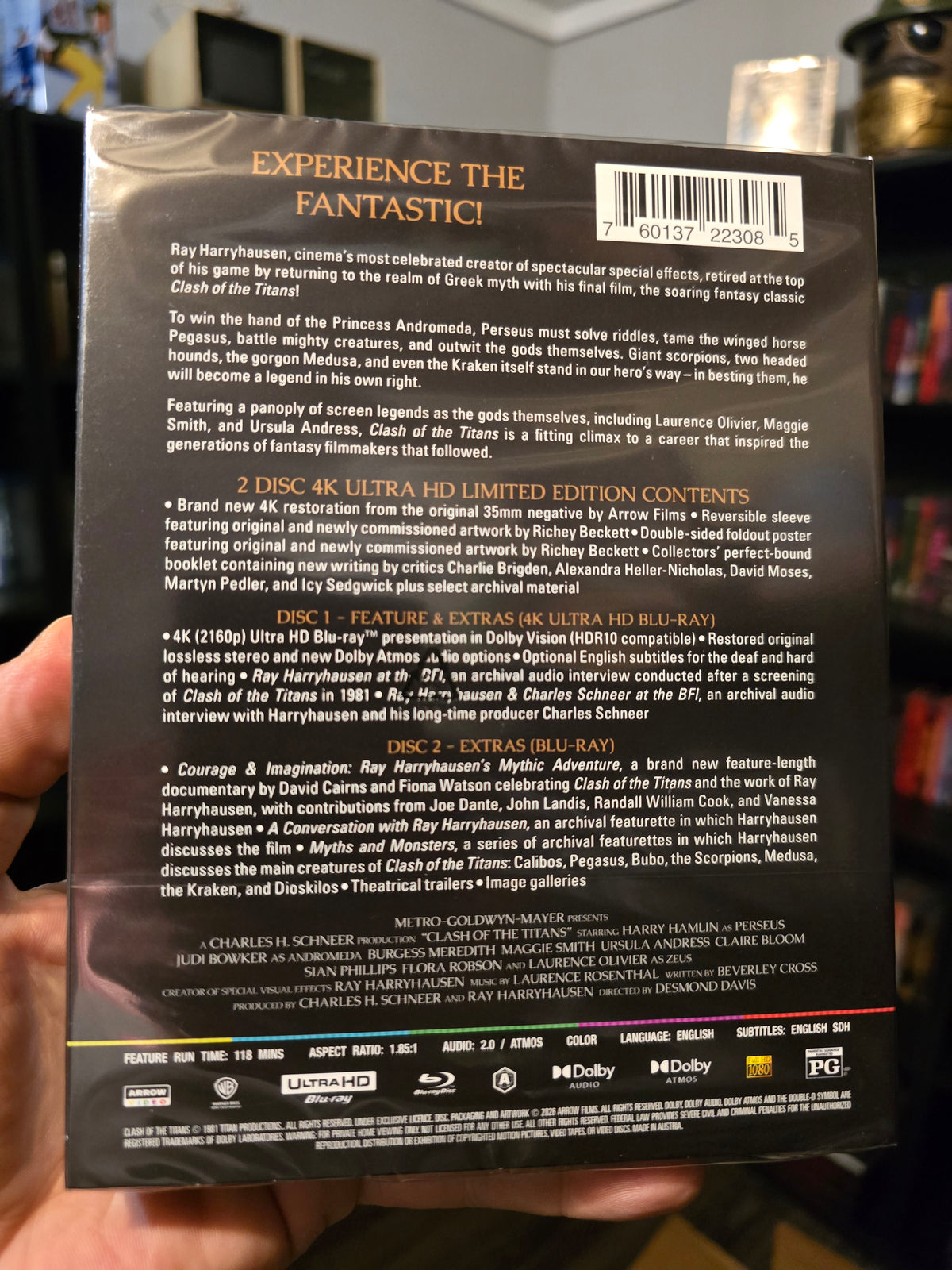 CLASH OF THE TITANS [LIMITED EDITION] (ARROW VIDEO) (4K UHD)