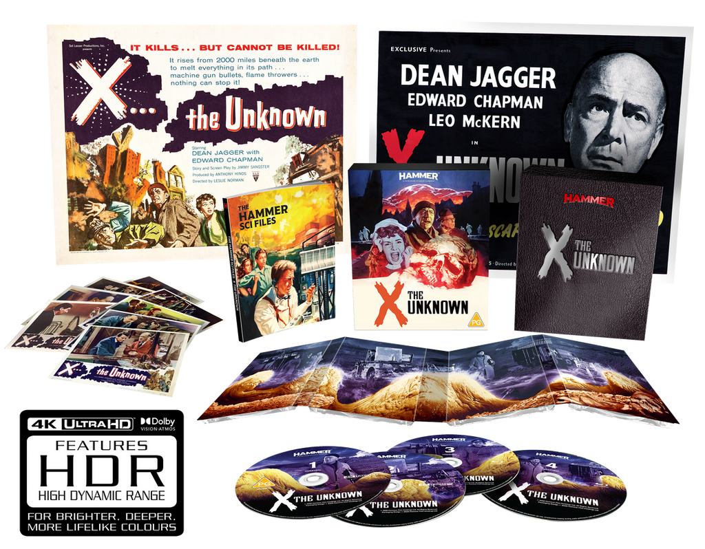 X THE UNKNOWN [LIMITED COLLECTOR'S EDTION] (HAMMER FILMS) (4K UHD)