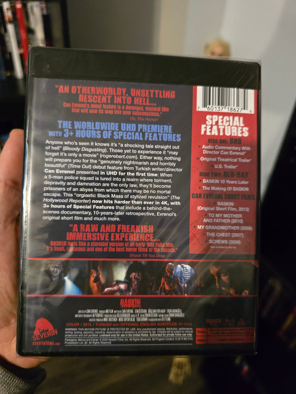 BASKIN (SEVERIN FILMS) (4K UHD w/LE SLIPCOVER)