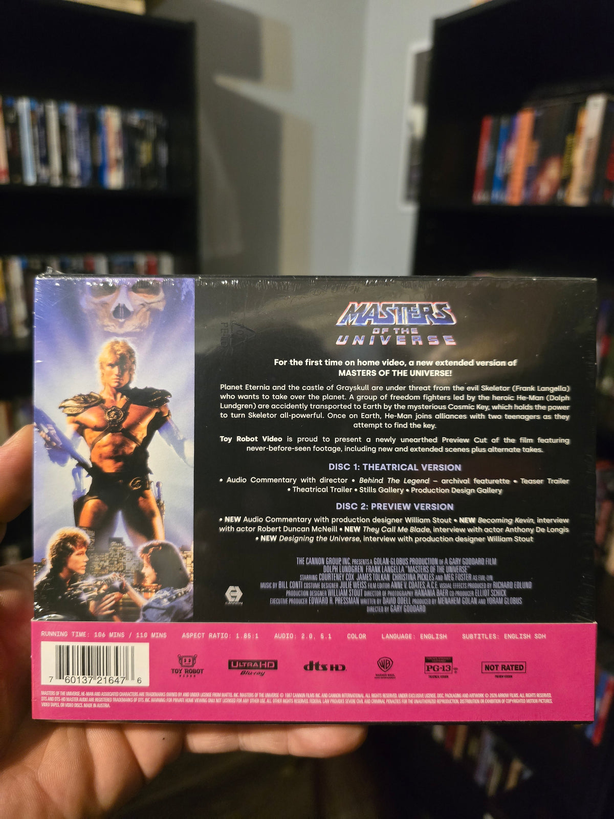 MASTERS OF THE UNIVERSE (TOY ROBOT) (4K UHD w/SLIPCOVER)