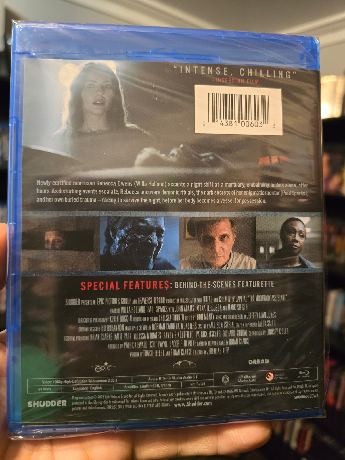 THE MORTUARY ASSISTANT (SHUDDER) (BLU-RAY)