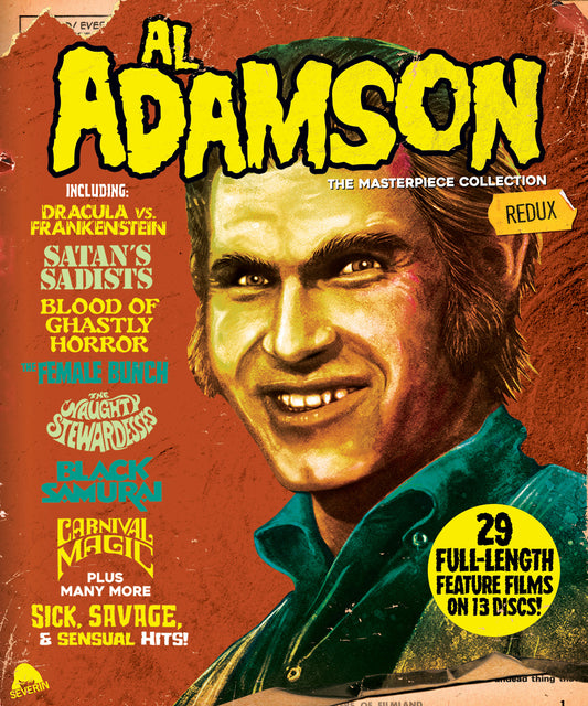AL ADAMSON: THE MASTERPIECE COLLECTION REDUX - SEVERIN FILMS BLU-RAY BOX SET